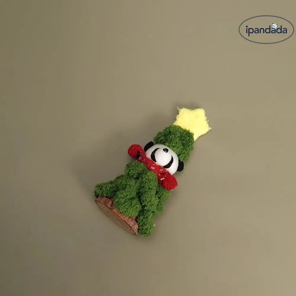 【クリスマス限定セール】クリスマスツリー かわいいパンダの置物 装飾品 インテリア 雑貨 友達 誕生日プレゼント ギフト おしゃれ 写真通り / 22*10cm グッズ＞その他