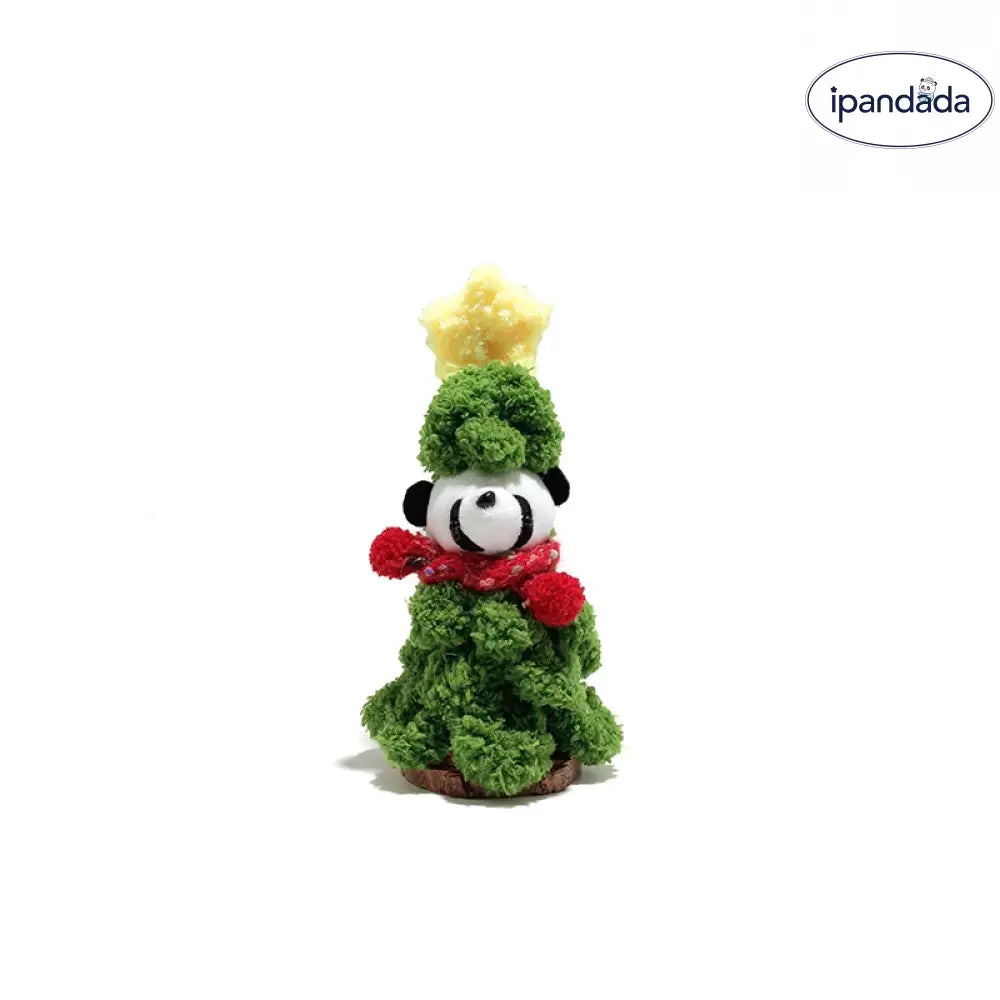 【クリスマス限定セール】クリスマスツリー かわいいパンダの置物 装飾品 インテリア 雑貨 友達 誕生日プレゼント ギフト おしゃれ 写真通り / 22*10cm グッズ＞その他
