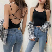 ID1191 キャミソール 補整下着 美背中デザイン 集中アップ効果 ノンワイヤー ストラップ調整可能 夏用タンクトップ レディース＞インナー