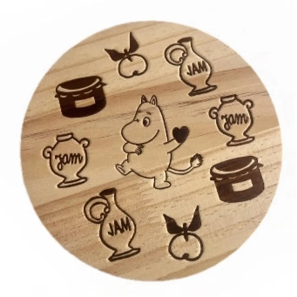 キャラクター 木製 防熱 マット 鍋敷き 食卓マット 耐熱 マット ムシャ ミヤシャ メイ 周辺グッズ 小さな女の子 カバ ID2070 タイプ② / 19cm インテリア雑貨>その他