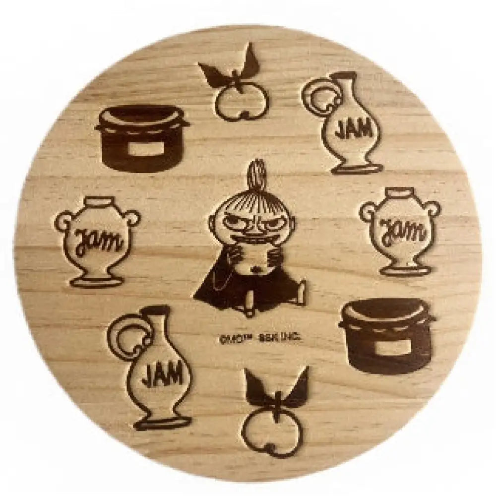 キャラクター 木製 防熱 マット 鍋敷き 食卓マット 耐熱 マット ムシャ ミヤシャ メイ 周辺グッズ 小さな女の子 カバ ID2070 タイプ① / 19cm インテリア雑貨>その他