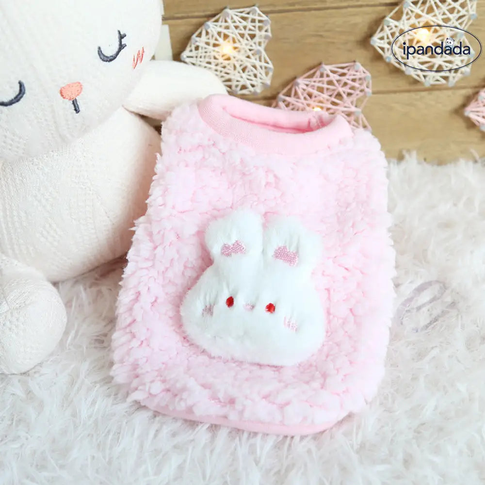 キャラクター 犬 もち団子 子犬 服 かわいい フリース 小犬 子猫 新生児 猫 服 柔らかい ふわふわ 軽量 快適 おしゃれ 小型 室内用 ペットウェア 癒し ギフト プレゼント ナチュラル ID2563