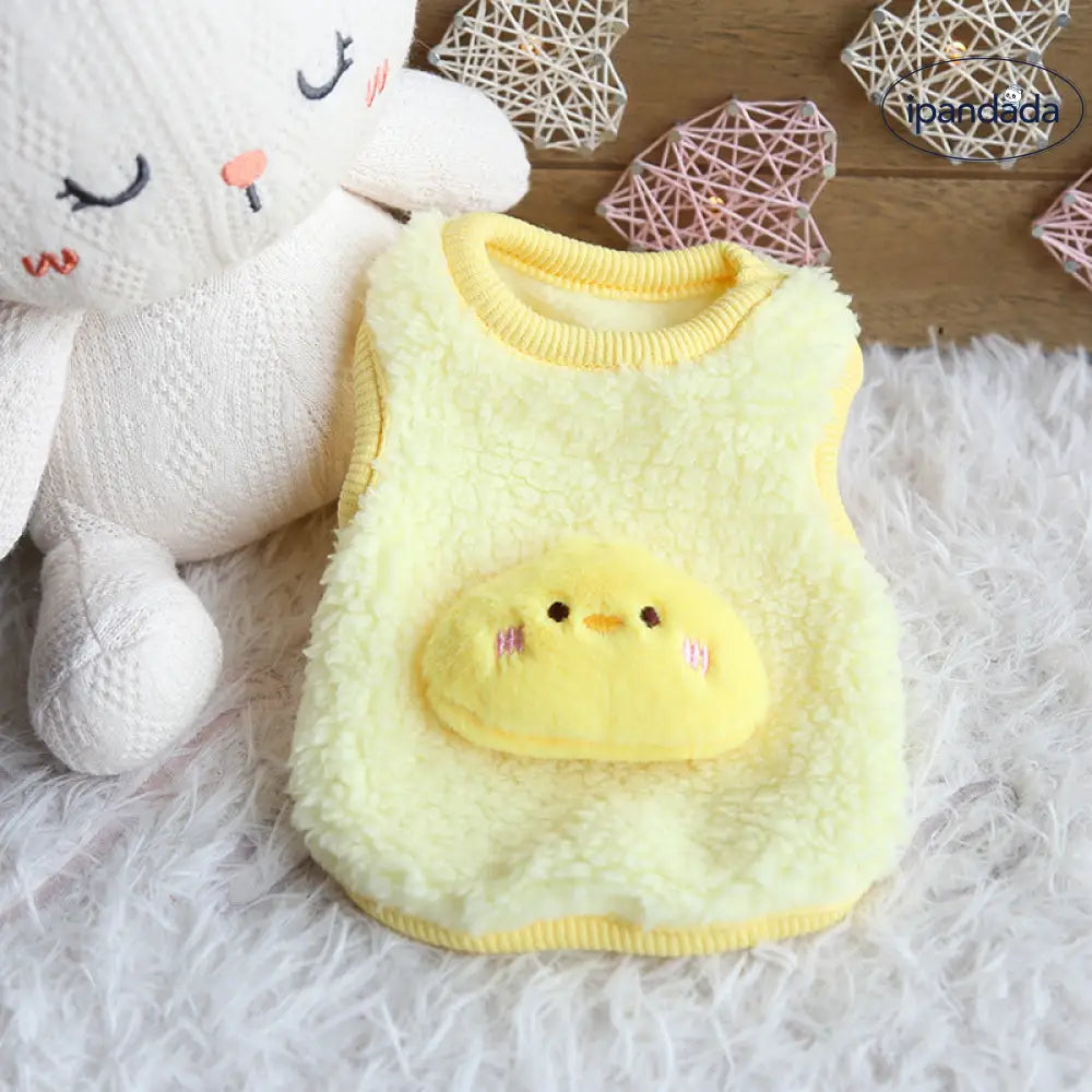 キャラクター 犬 もち団子 子犬 服 かわいい フリース 小犬 子猫 新生児 猫 服 柔らかい ふわふわ 軽量 快適 おしゃれ 小型 室内用 ペットウェア 癒し ギフト プレゼント ナチュラル ID2563