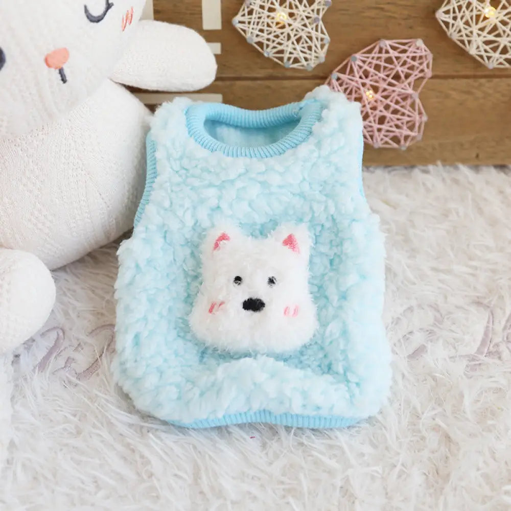 キャラクター 犬 もち団子 子犬 服 かわいい フリース 小犬 子猫 新生児 猫 服 柔らかい ふわふわ 軽量 快適 おしゃれ 小型 室内用 ペットウェア 癒し ギフト プレゼント ナチュラル ID2563 イヌ / 2XS