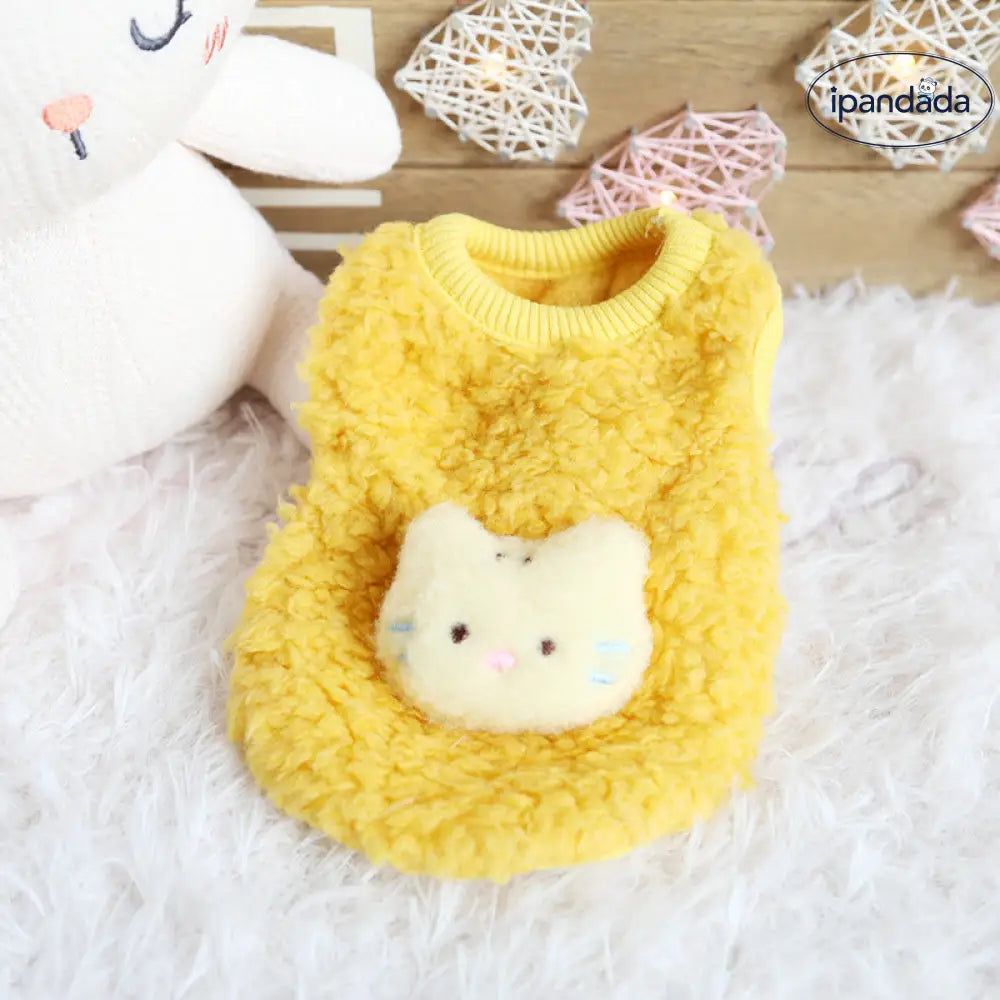 キャラクター 犬 もち団子 子犬 服 かわいい フリース 小犬 子猫 新生児 猫 服 柔らかい ふわふわ 軽量 快適 おしゃれ 小型 室内用 ペットウェア 癒し ギフト プレゼント ナチュラル ID2563