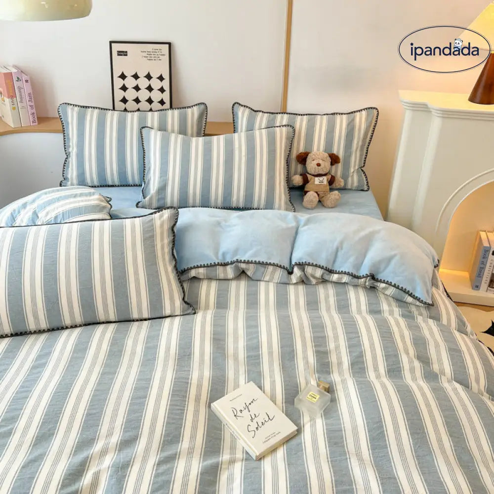 裏起毛 厚手 綿 フリース ベッドセット 家庭用 四点セット 学生寮 三点セット ID3041