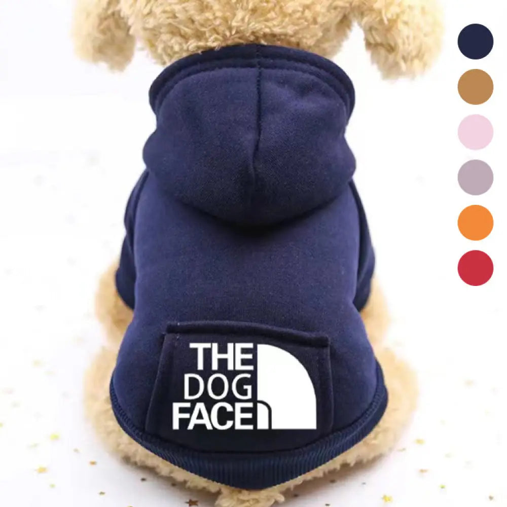 9色展開ドッグウェア 犬服 アディドッグ thedogface ペット服 小型犬 パーカー お散歩 オーバーオール ネイビー / XS（対応体重0.65-1.2KG） ペット用品＞ウェア