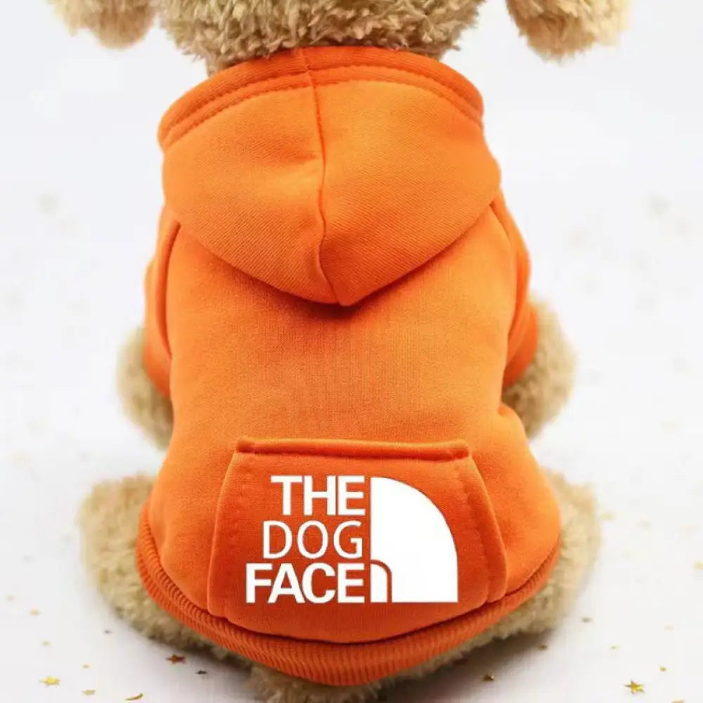 9色展開ドッグウェア 犬服 アディドッグ thedogface ペット服 小型犬 パーカー お散歩 オーバーオール オレンジ / XS（対応体重0.65-1.2KG） ペット用品＞ウェア
