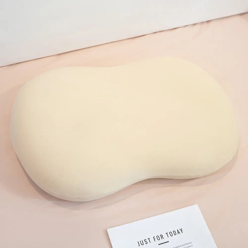 ID1588 まくら 冰丝 メモリーフォーム 枕 首サポート ソフトでへこまない ゾーン分け 側寝用 スローリバウンド 睡眠を助ける 枕 イエロー / S 寝具>クッション・グッズ