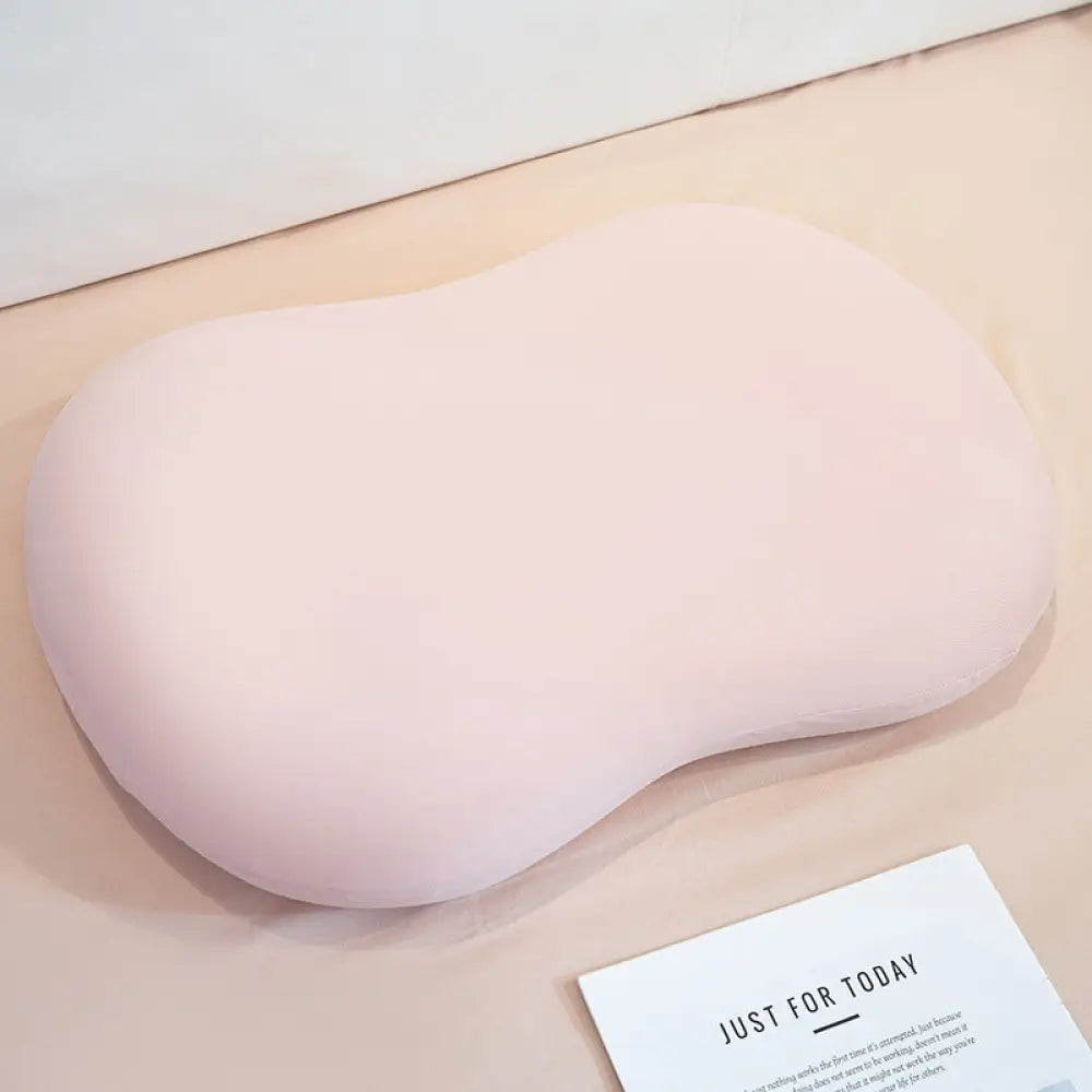 ID1588 まくら 冰丝 メモリーフォーム 枕 首サポート ソフトでへこまない ゾーン分け 側寝用 スローリバウンド 睡眠を助ける 枕 ピンク / S 寝具>クッション・グッズ