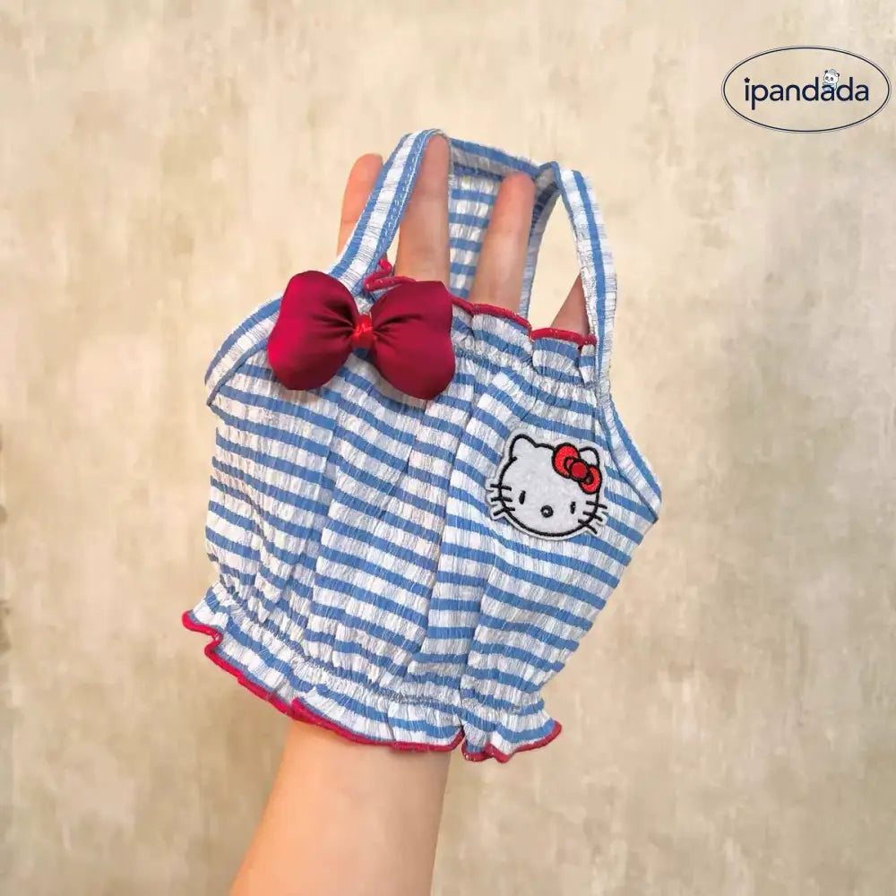 ID674 猫柄 犬の服 2025 春夏 ドッグウェア 犬猫洋服 おしゃれ リボン キャミ 通気 伸縮性 パピー 犬服 おしゃれ かわいい ペット用品＞ウェア