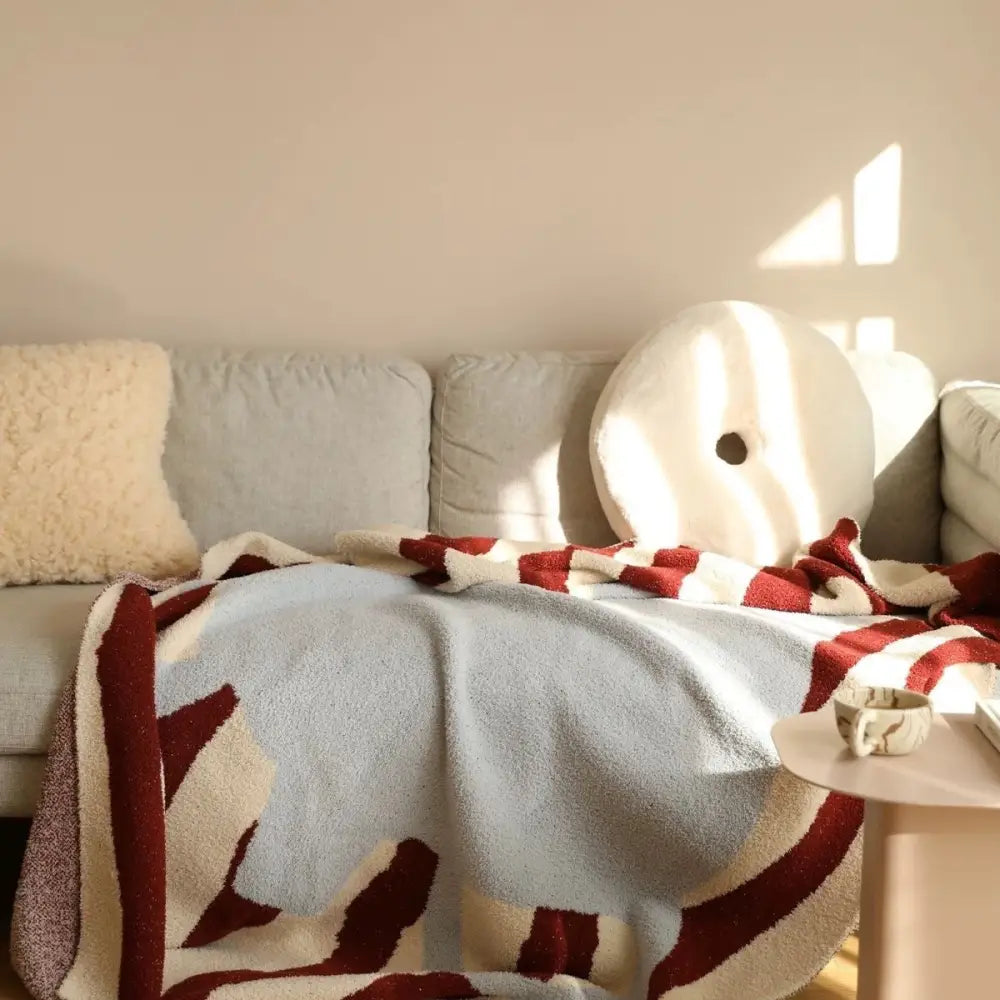 毛布 ふわとろ毛布 もこもこブランケット 掛け毛布 あったかい 暖かい 厚手 ブランケット スローケット 昼寝用ブランケット 保温 ソファ用 フリースブランケット ID4126 写真通り / 130*170cm