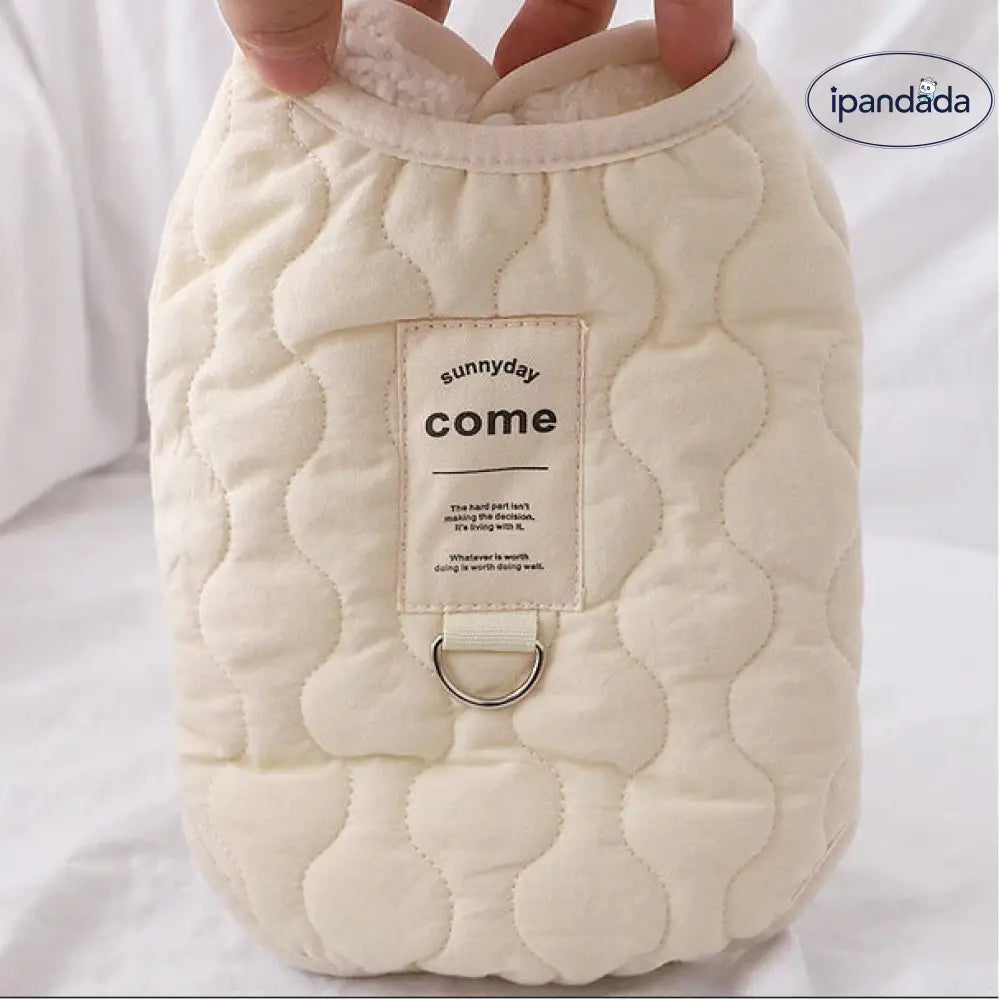 猫 秋冬 ベスト 保温 セーター 犬 小中型犬 外出用 リード取り付け ペット服 ID2959