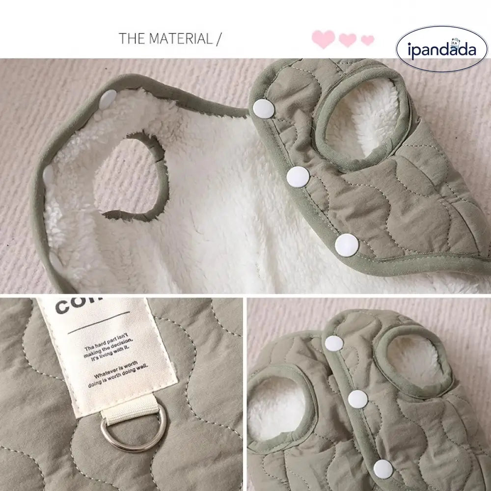 猫 秋冬 ベスト 保温 セーター 犬 小中型犬 外出用 リード取り付け ペット服 ID2959