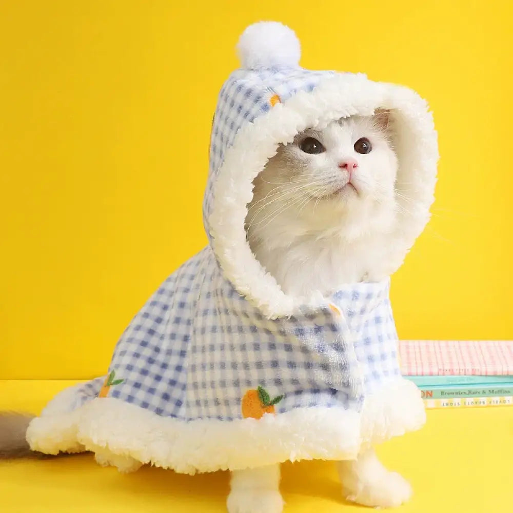猫用 毛布 ペット用 ケープ ポンチョ ブランケット 秋冬用 保温 ケージプラットフォーム用 裏起毛 加厚 小型犬 中型犬用 ID2408
