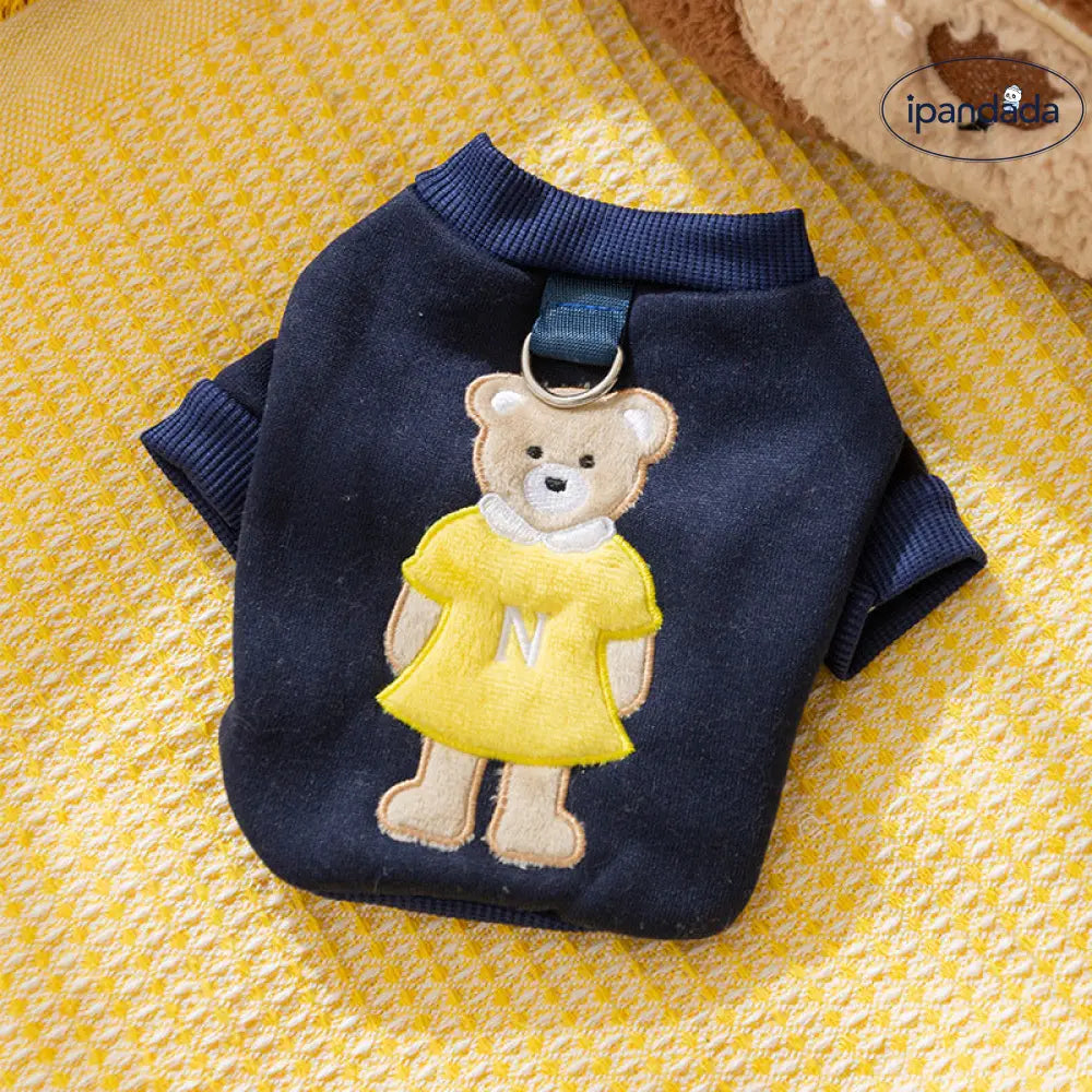猫用 服 トレンドウェア 可愛い 小熊 2足 セーター ブルーキャット 子猫 ペット用 犬猫 服飾 小型犬 犬用 服 猫用 ID2308