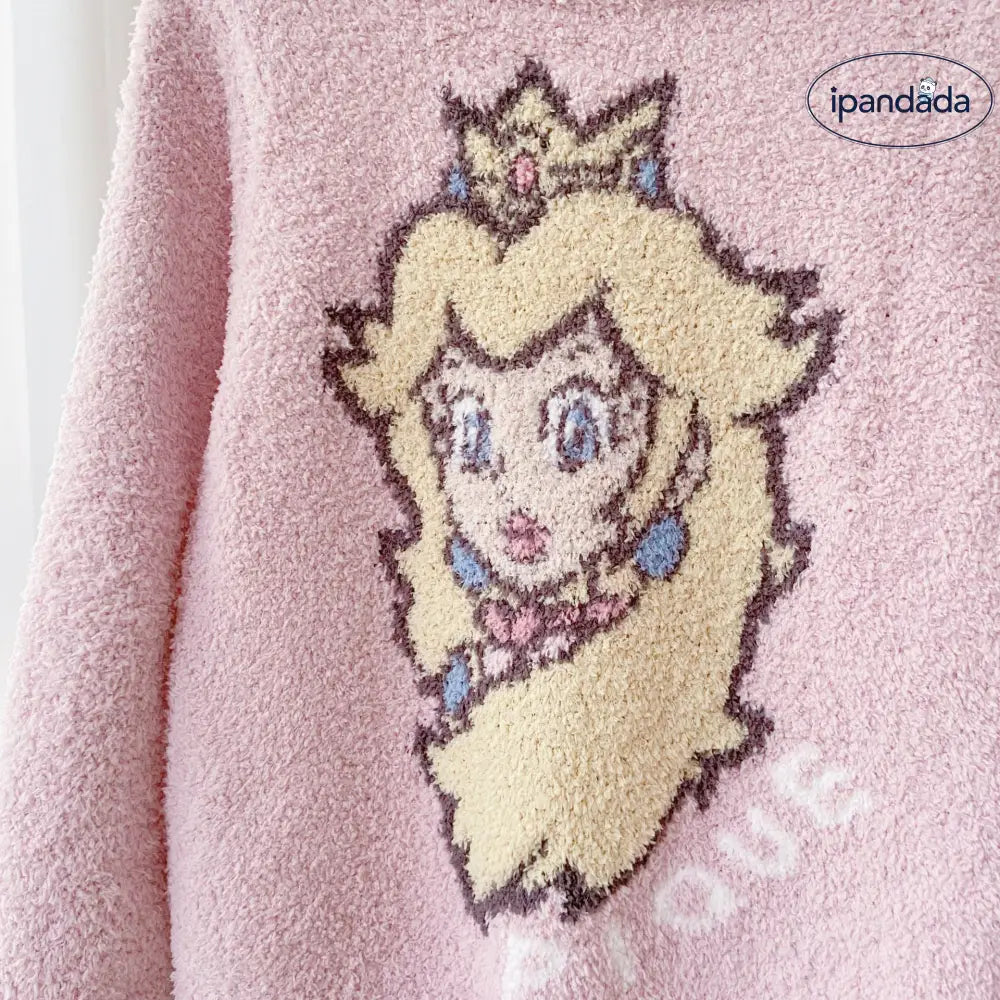 マリオ 秋冬 親子 ふわふわ カップル 子供 プリンセス キノコ ホームウェア パジャマ セットアップ 暖かい 柔らかい 保温 快適 おしゃれ ルームウェア ゆったり キャラクター ファミリーID2698