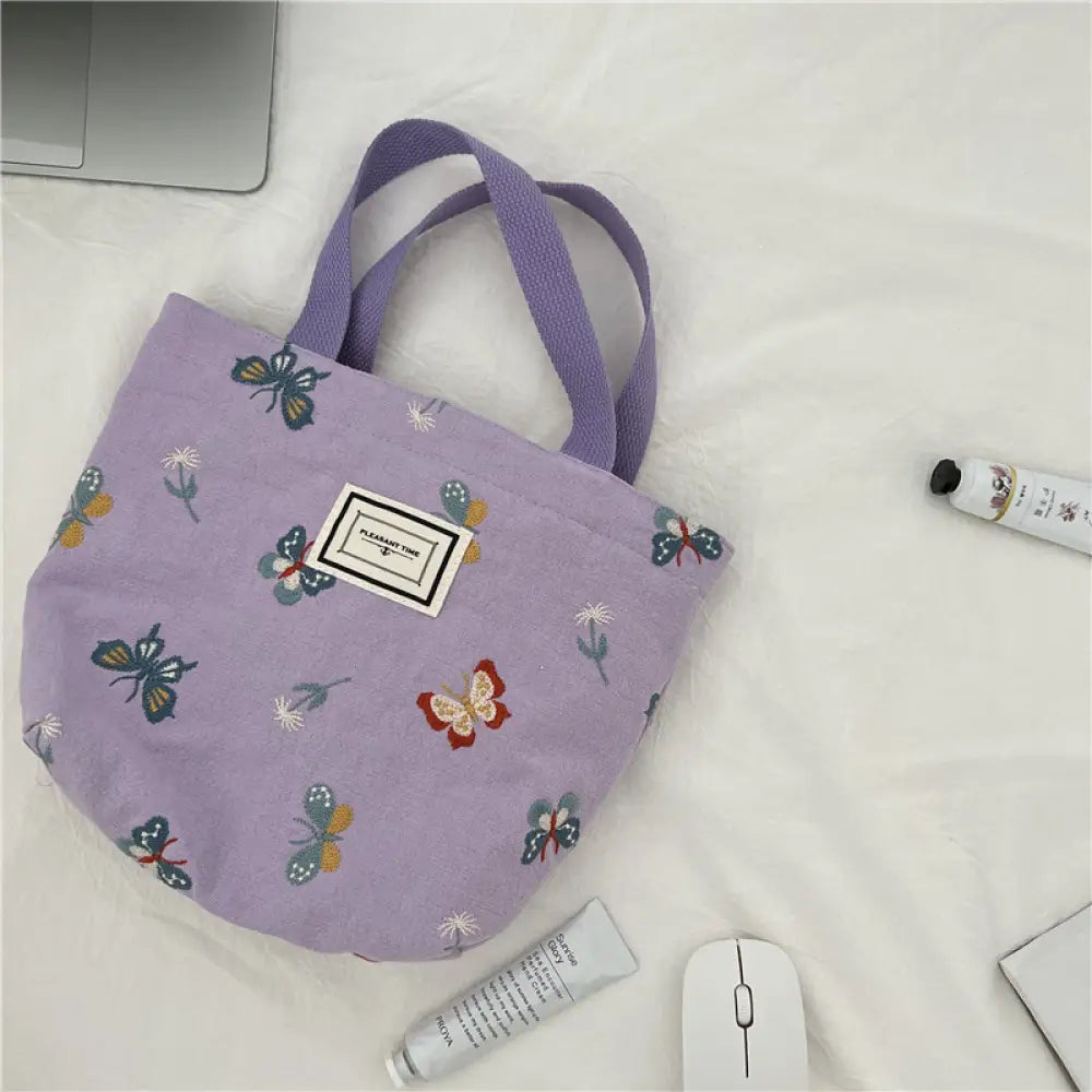メイクポーチ 化粧ポーチ 大容量 収納バッグ メイクポーチ 優しい天青色 精巧な手刺繍 蝶 携帯用 レディース 高級 可愛い 高品質 ID1783 タイプ⑥ インテリア雑貨>収納雑貨