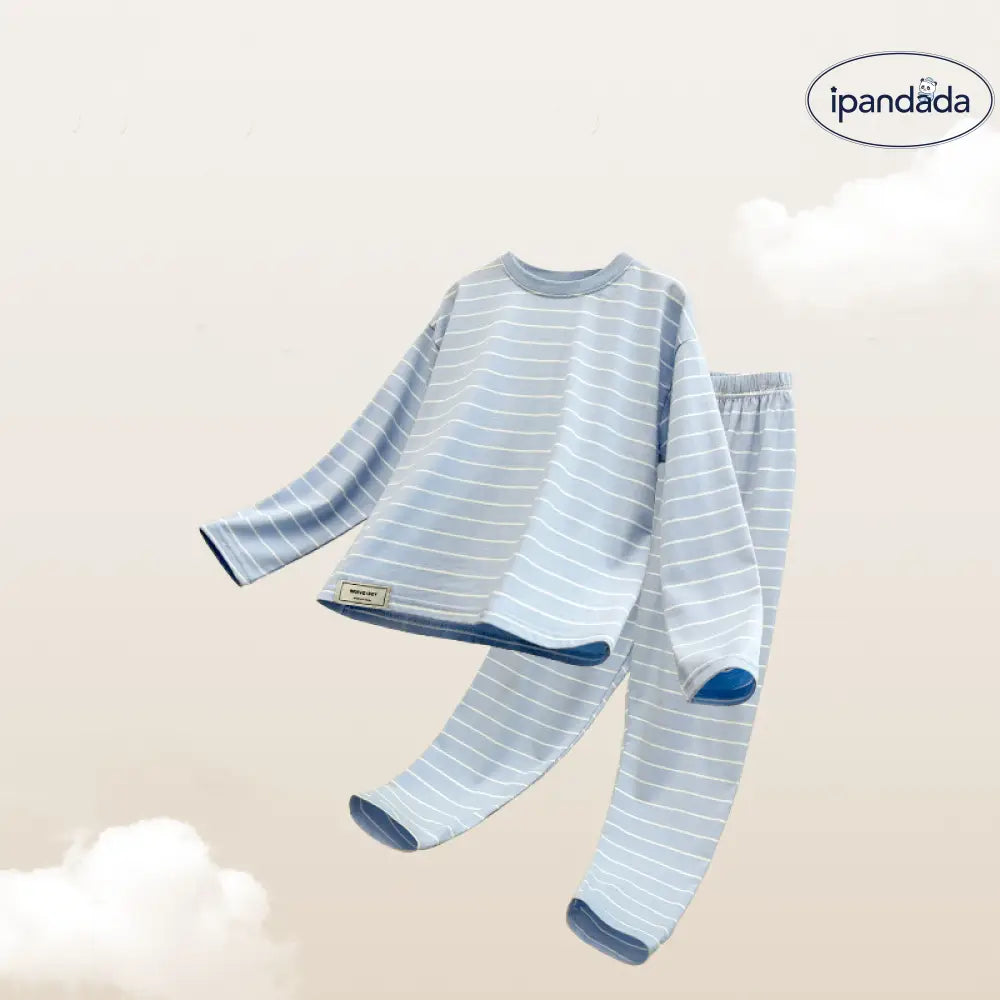 男の子 ストライプ コットン ルームウェア パジャマ パンツ 子供服 ID4351