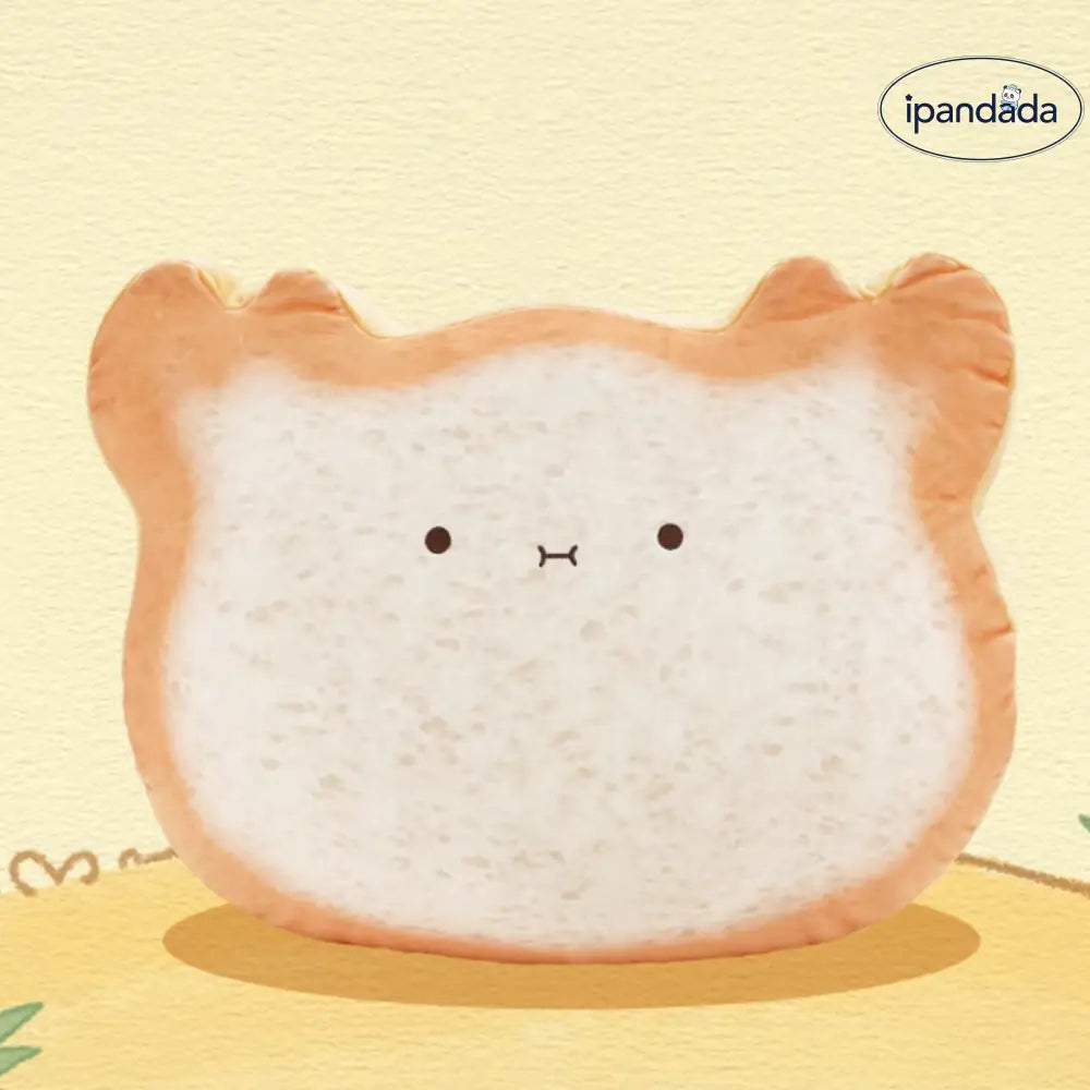 ID1427 ねこトースト もっちり抱き枕 ソファクッション 卒業サプライズ お昼寝相棒 リビング映え ふわふわ肌触り プレゼント 思い出に残るギフト