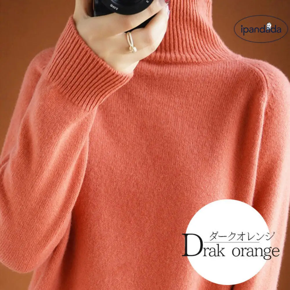 ニットセーター ハイネック セーター 厚手 ニット レディース トップス タートルネック 寒がりさんに プルオーバー チュニック カシミヤタッチ アウター 春 秋 冬 ストレッチ 長袖 ゆったり ショート丈 防寒 無地 通勤 S M L XL 2XL 秋冬 大きいサイズ ID2824