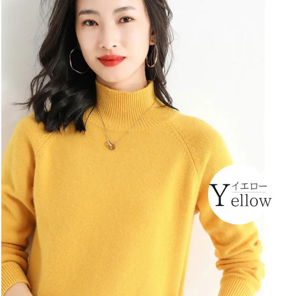 ニットセーター ハイネック セーター 厚手 ニット レディース トップス タートルネック 寒がりさんに プルオーバー チュニック カシミヤタッチ アウター 春 秋 冬 ストレッチ 長袖 ゆったり ショート丈 防寒 無地 通勤 S M L