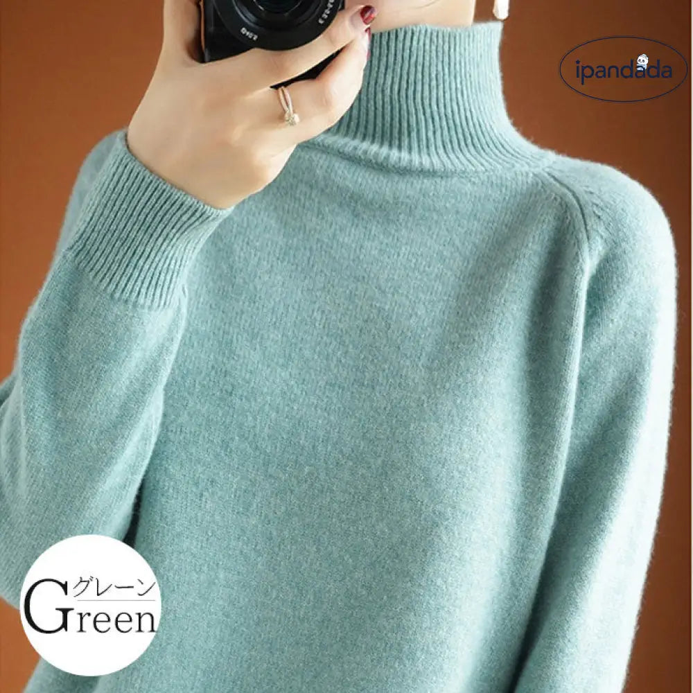 ニットセーター ハイネック セーター 厚手 ニット レディース トップス タートルネック 寒がりさんに プルオーバー チュニック カシミヤタッチ アウター 春 秋 冬 ストレッチ 長袖 ゆったり ショート丈 防寒 無地 通勤 S M L XL 2XL 秋冬 大きいサイズ ID2824