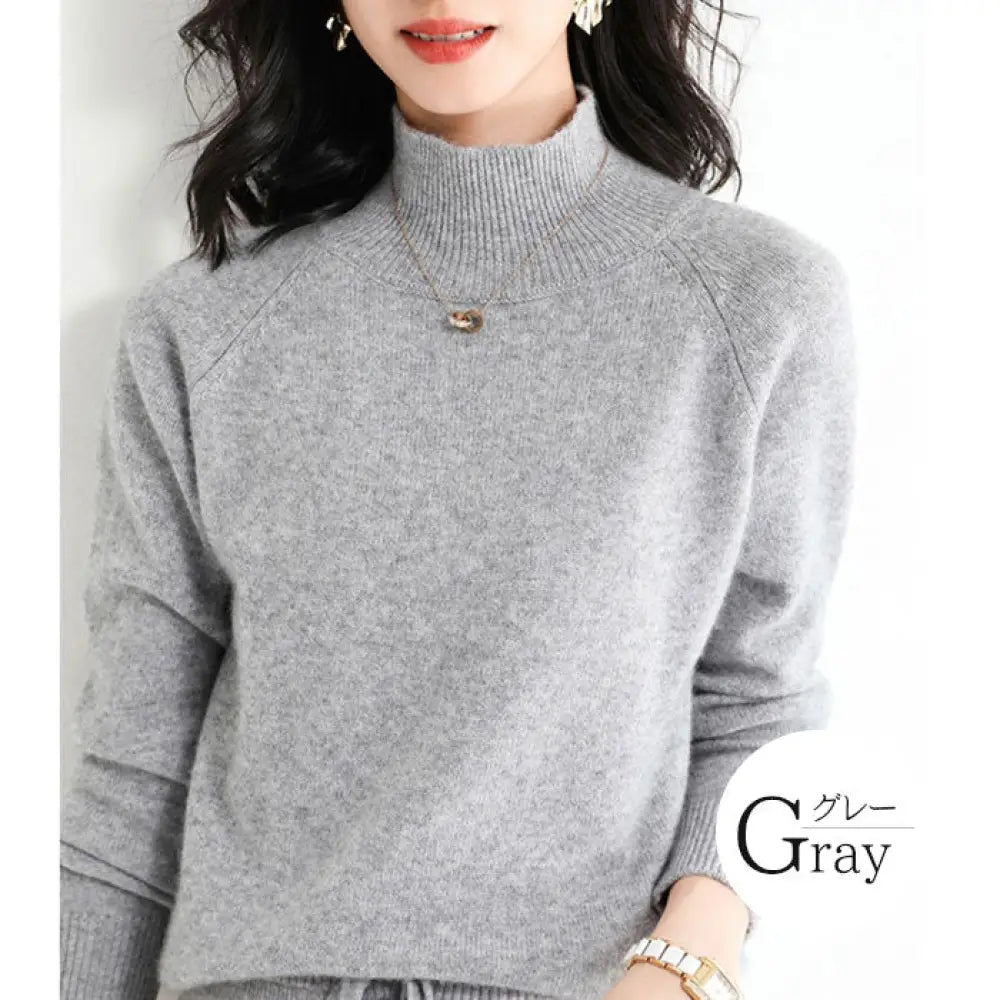 ニットセーター ハイネック セーター 厚手 ニット レディース トップス タートルネック 寒がりさんに プルオーバー チュニック カシミヤタッチ アウター 春 秋 冬 ストレッチ 長袖 ゆったり ショート丈 防寒 無地 通勤 S M L