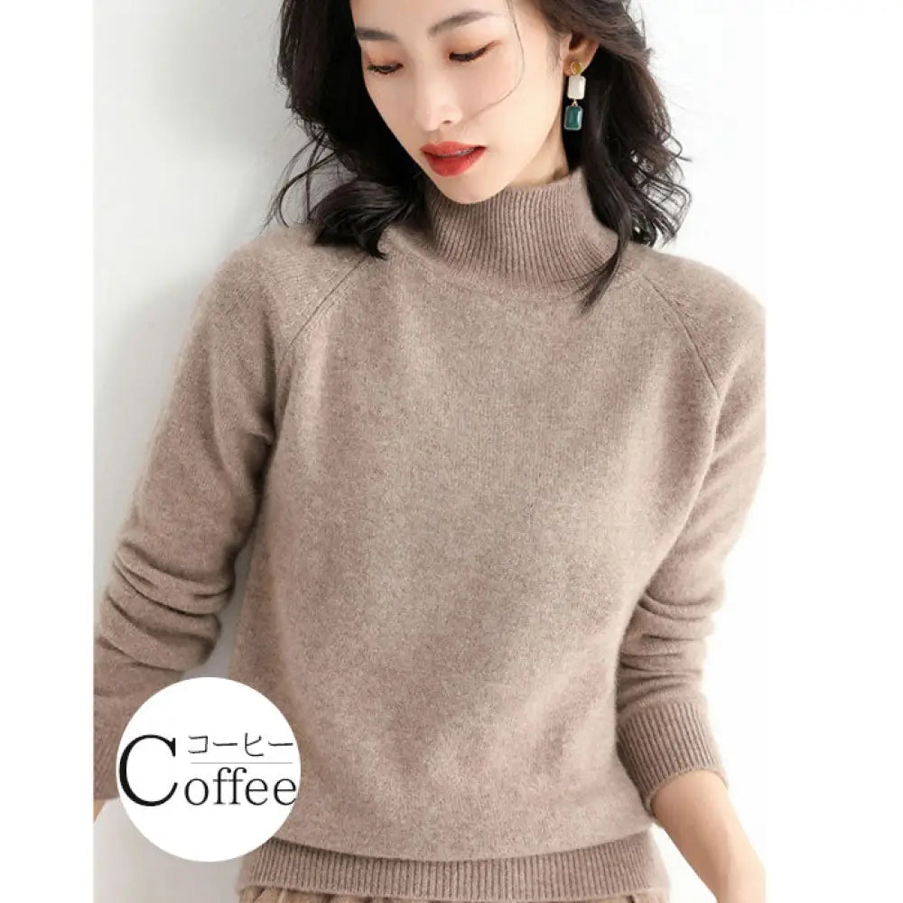ニットセーター ハイネック セーター 厚手 ニット レディース トップス タートルネック 寒がりさんに プルオーバー チュニック カシミヤタッチ アウター 春 秋 冬 ストレッチ 長袖 ゆったり ショート丈 防寒 無地 通勤 S M L