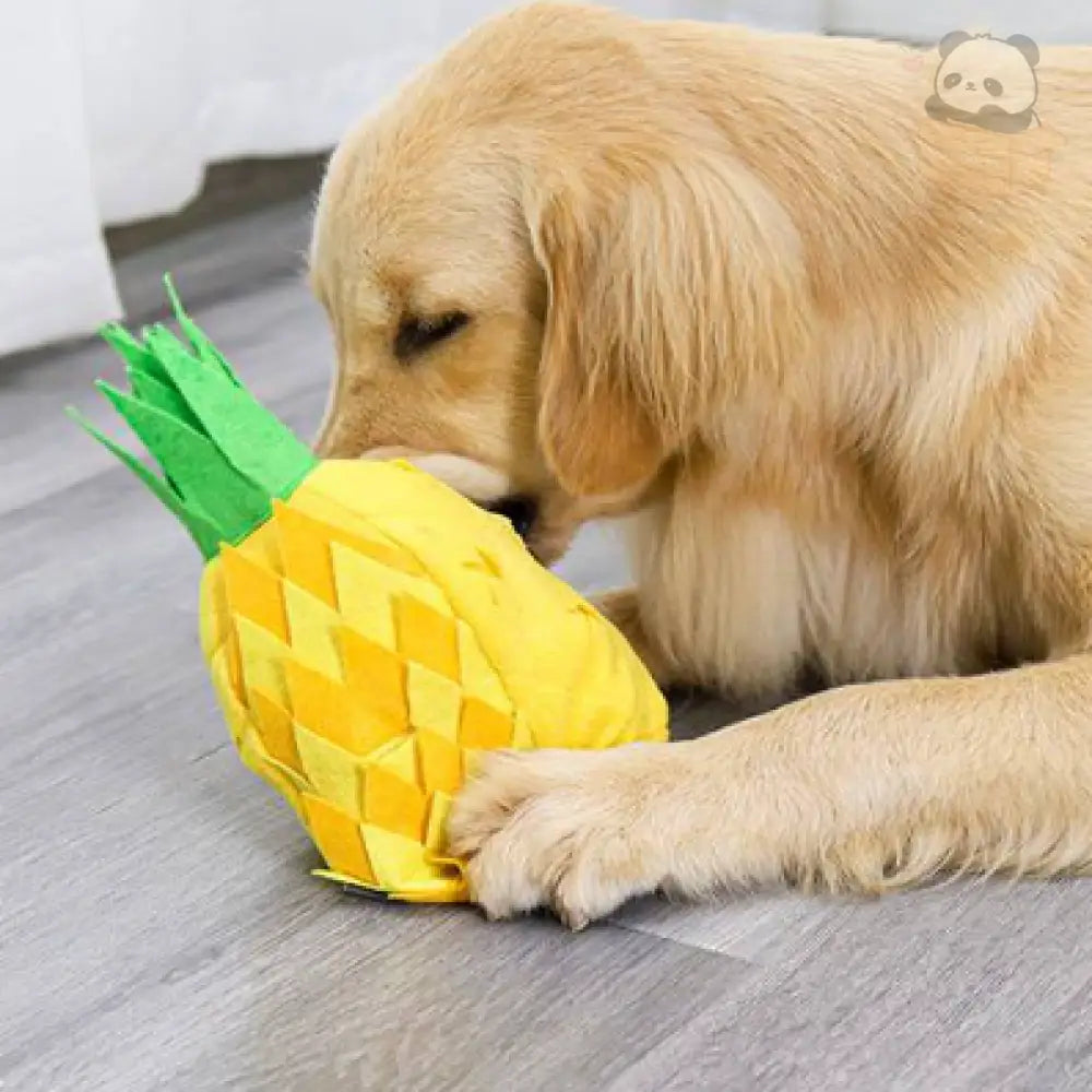ノーズワーク パイナップル サークルタイプ 知育玩具 知育トイ おもちゃ オモチャ 犬 イヌ ペット用 早食い防止 フードボウル 訓練毛布 おやつおもちゃ パイナップル / フリー ペット用品＞おもちゃ