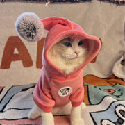 厚手 超柔らか フリース 秋冬用 二足 着用 ペット服 犬服 猫服 小型犬用 中型犬用 大型犬用 ID3853