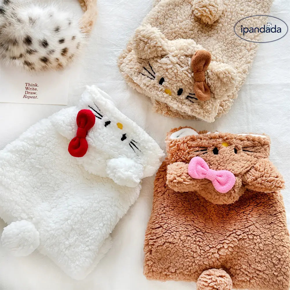 暖かい 犬 服 ペットウェア ペット用 ケープ テディ ポメラニアン ウェスティ 冬用 フリース コート ケープ 猫犬用 秋冬猫服 ID3729 ペット用品＞ウェア