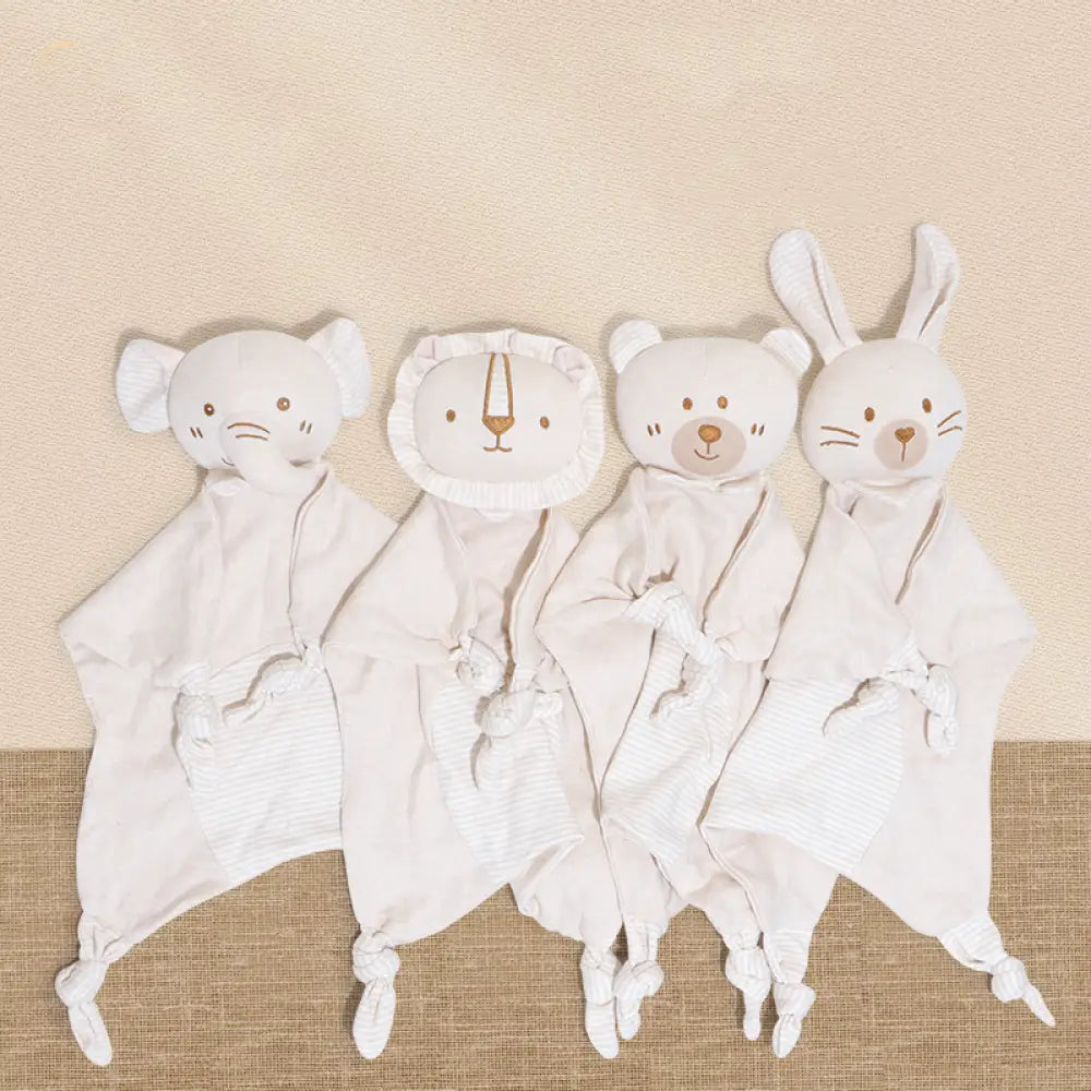 ID1493 オーガニックコットン ぬいぐるみ おしゃぶり おやすみ ぬいぐるみ 赤ちゃん 口に入れても安心 よだれ拭き