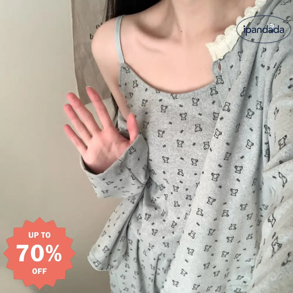 パジャマ 3点セット ルームウェア カップ付き レディース 寝巻き 女の子 部屋着 サテン 可愛い 長袖 パンツ ズボン キャミソール 上下セット 無地 おしゃれ 秋 春 夏 可愛い 長袖 長パンツ レディース＞セットアップ