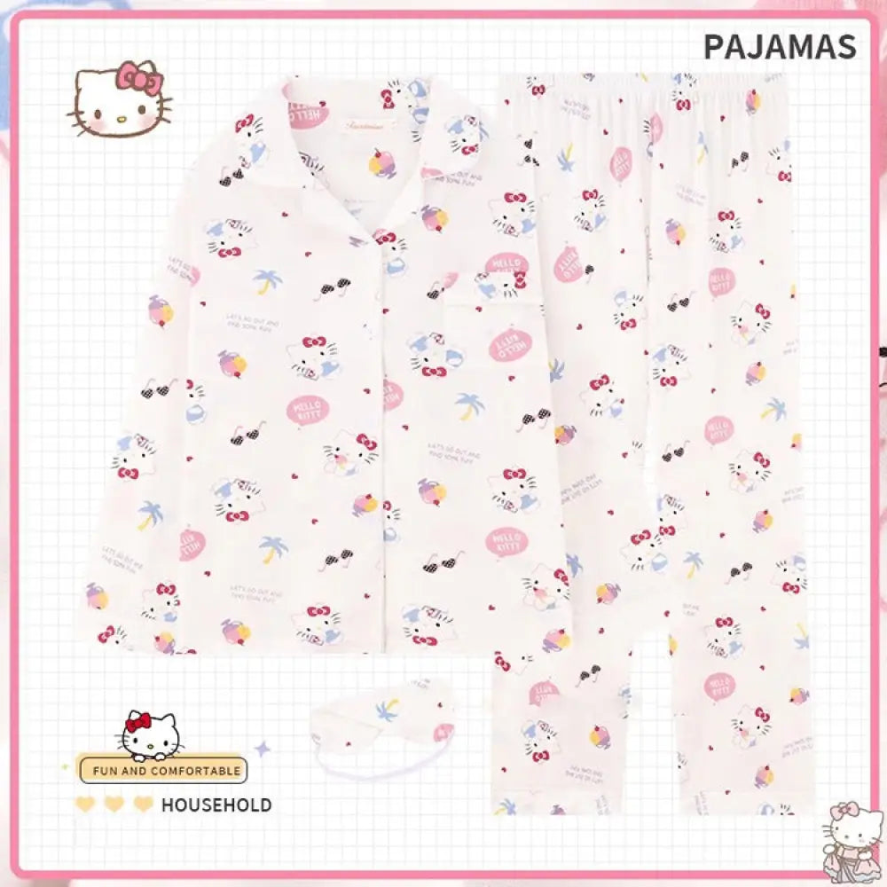 ID406 パジャマ 部屋着 ルームウェア レディース うさぎ 猫柄 ピンク かわいい パジャマ 上下セット 通年使える 春 秋 寒暖差 リラックス 長袖 長ズボン タイプ② / M レディース＞セットアップ
