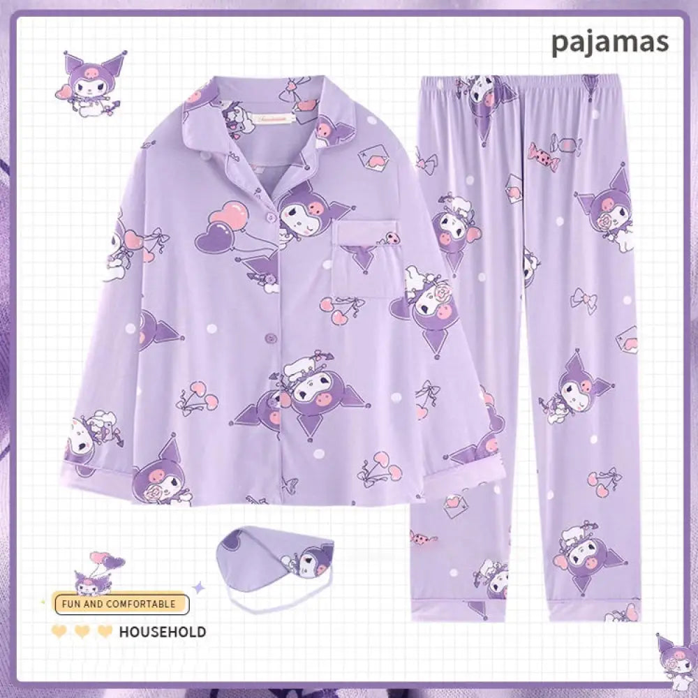 ID406 パジャマ 部屋着 ルームウェア レディース うさぎ 猫柄 ピンク かわいい パジャマ 上下セット 通年使える 春 秋 寒暖差 リラックス 長袖 長ズボン タイプ④ / M レディース＞セットアップ