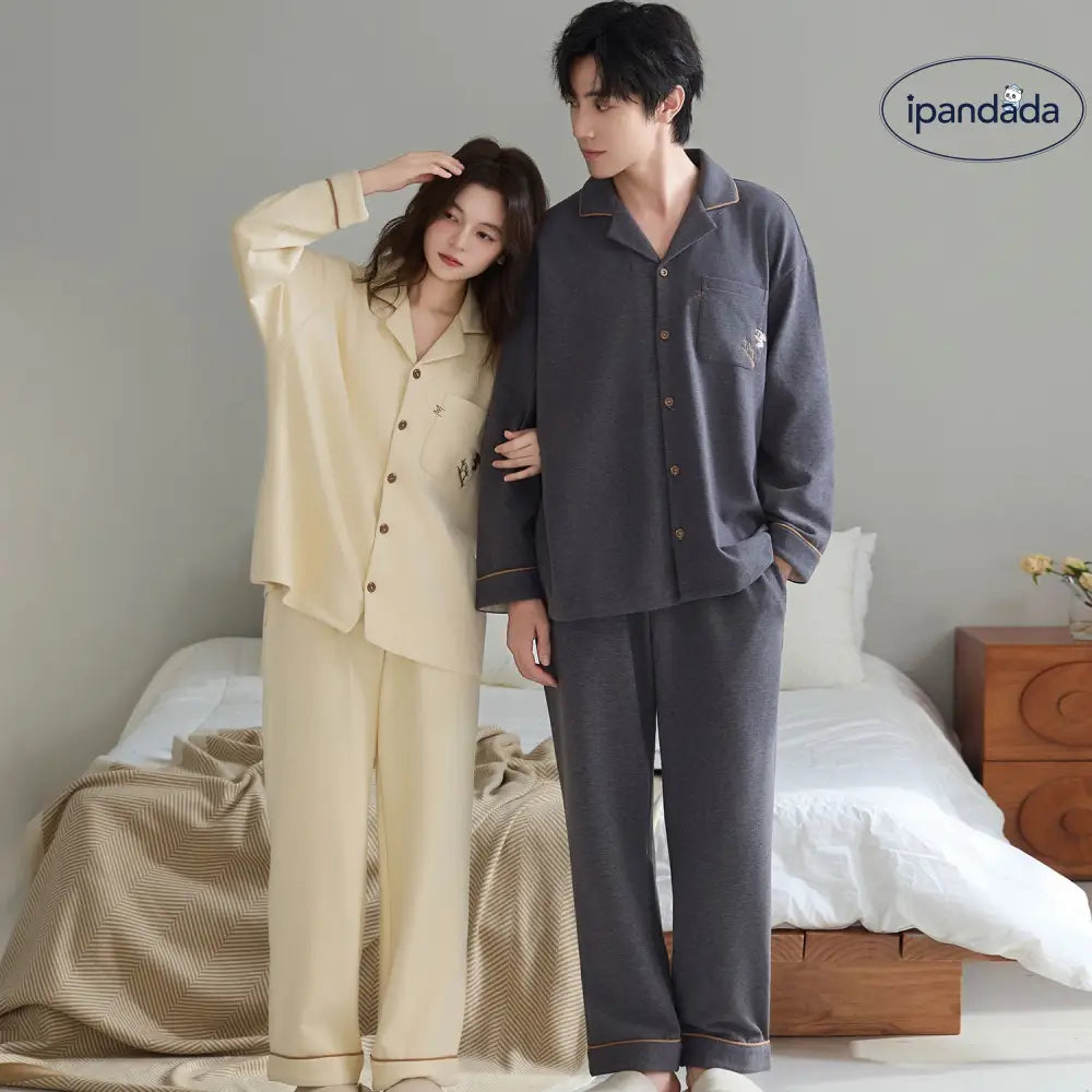 パジャマ カップル 厚手 新作 部屋着 セット ID4159
