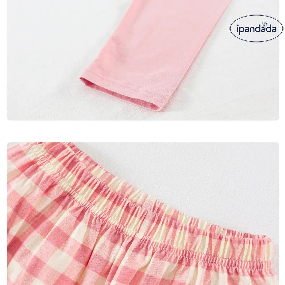 ID450 パジャマ キッズ 長袖 ルームウェア 寝巻 上下セット 女の子 春 80cm 90cm 100cm 110cm 120cm 130cm 140cm 韓国 風 セットアップ 子供 ジュニア 幼稚園 やわらか おしゃれ 子供服