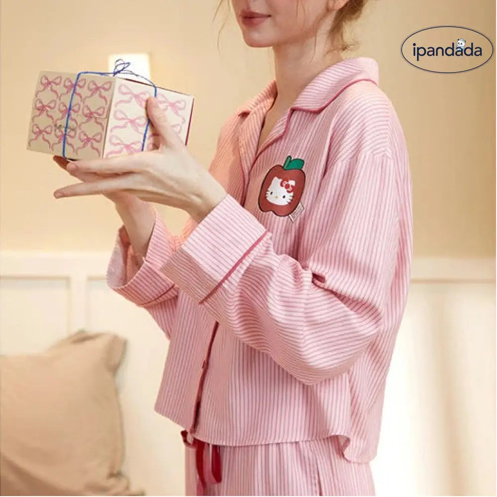 パジャマ レディース 春秋用 2点セット 長袖 長ズボン 新作 ナイトウェア かわいい 可愛い コットン 快適 セット ID3803 レディース＞セットアップ