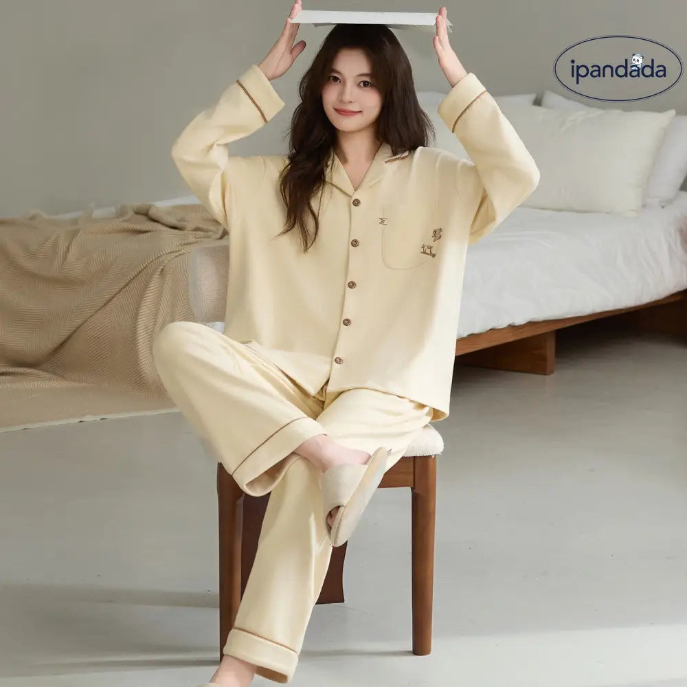 パジャマ レディース 秋冬 保温 長袖 ルームウェア ゆったり 大きいサイズ セット ID3590