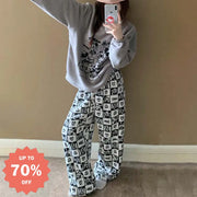 パジャマ レディース 秋冬 セットアップ かわいい ミッキーマウス ビーズファー ホームウェア 外出可 暖かい 柔らかい 保温 快適 おしゃれ ルームウェア 自宅用 リラックス 着心地 ナチュラル ゆったり 厚手 フリース キャラクター ID2658