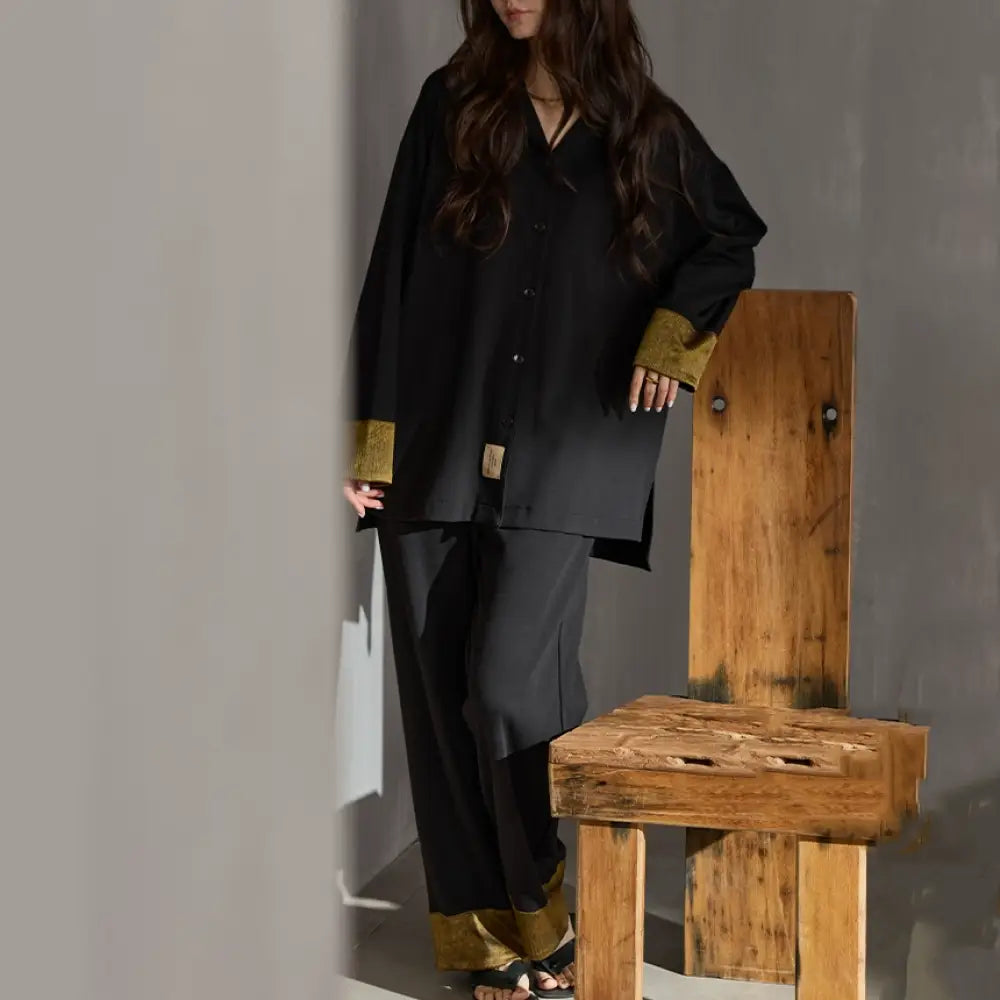 パジャマ レディース 柔らかい コットン 春夏 長袖 セットアップ シンプル 外出可能な カジュアル ルームウェア 新作 ID2433