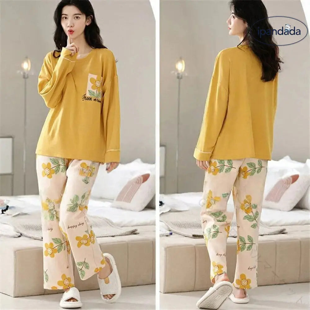 パジャマ レディース ルームウェア ゆったり 花柄 肌触り良い ナイトウェア 暖かい 冬用 入院用 カップ付き 上下セット 長袖 春夏 部屋着 女性用 おしゃれ 快適 リラックス 癒し ふんわり 優しい ソフト 着心地 お休み 寝具