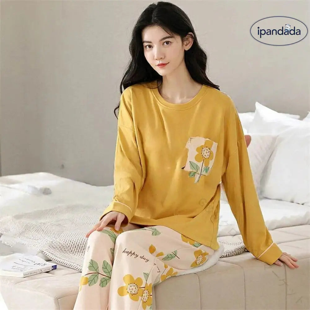 パジャマ レディース ルームウェア ゆったり 花柄 肌触り良い ナイトウェア 暖かい 冬用 入院用 カップ付き 上下セット 長袖 春夏 部屋着 女性用 おしゃれ 快適 リラックス 癒し ふんわり 優しい ソフト 着心地 お休み 寝具