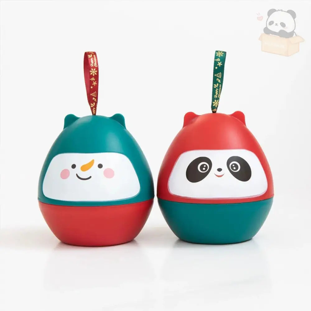 パンダ ギフトボック オーナメント クリスマス限定 包装 箱 おもしろ りんご入れ お菓子入れ 子供会 収納 贈り物 グッズ＞その他
