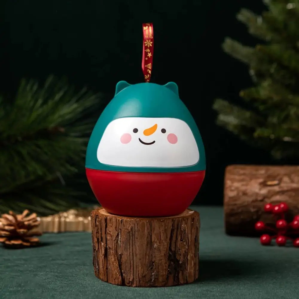パンダ ギフトボック オーナメント クリスマス限定 包装 箱 おもしろ りんご入れ お菓子入れ 子供会 収納 贈り物 スノーマン / フリー グッズ＞その他