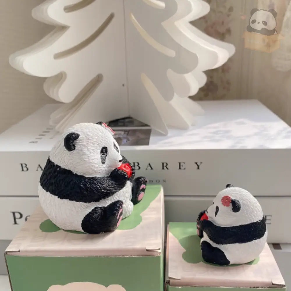 パンダ花花 パンダグッズ はなはな パンダ置物 置物 飾り かわいい フィギュア DIY 万能 贈り物 雑貨 インテリア かわいい グッズ＞その他