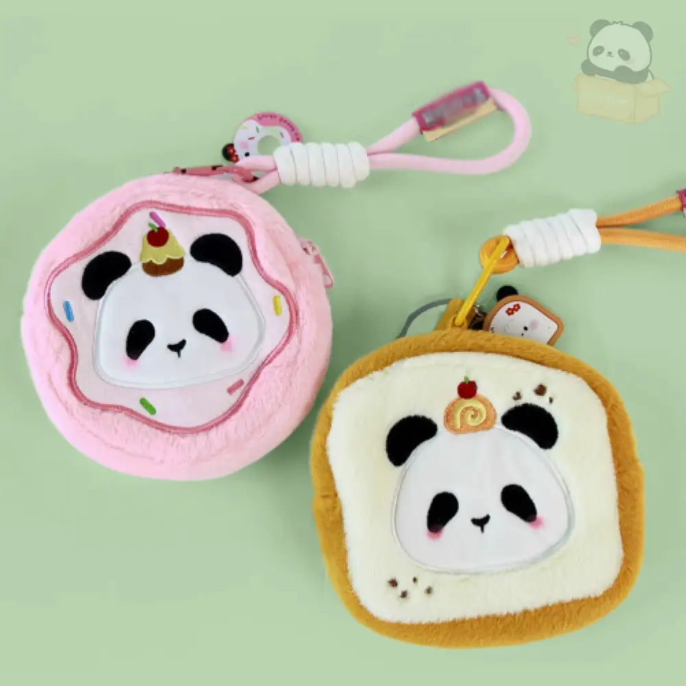 パンダ カードホルダー ぬいぐるみ 収納 小銭入れ カードバッグ パスケース 定期入れ トレカ ケース 誕生日 プレゼント グッズ＞ポーチ