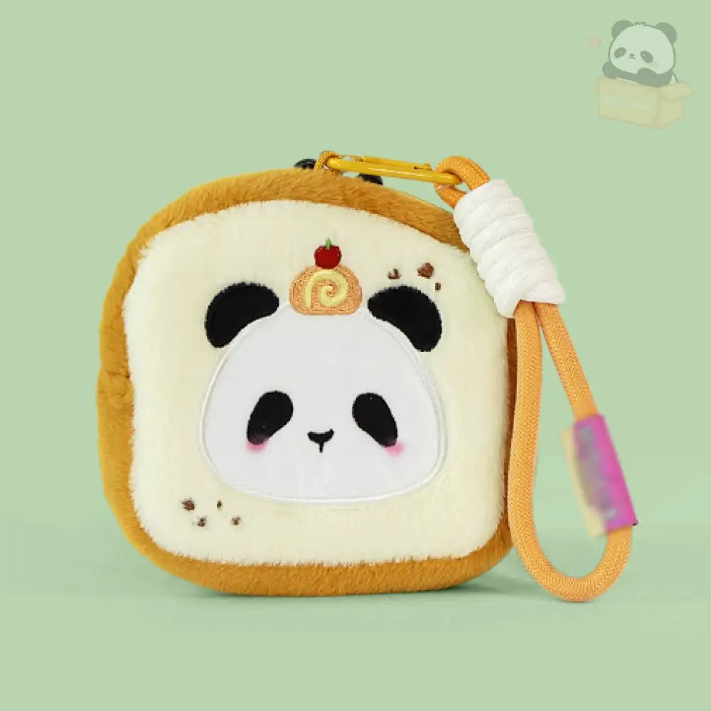パンダ カードホルダー ぬいぐるみ 収納 小銭入れ カードバッグ パスケース 定期入れ トレカ ケース 誕生日 プレゼント イエロートースト / フリー グッズ＞ポーチ