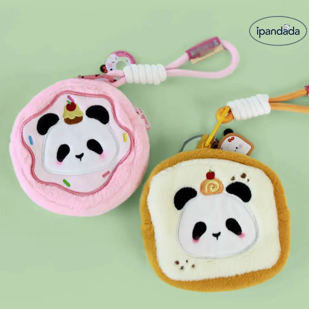 パンダ カードホルダー ぬいぐるみ 収納 小銭入れ カードバッグ パスケース 定期入れ トレカ ケース 誕生日 プレゼント グッズ＞ポーチ